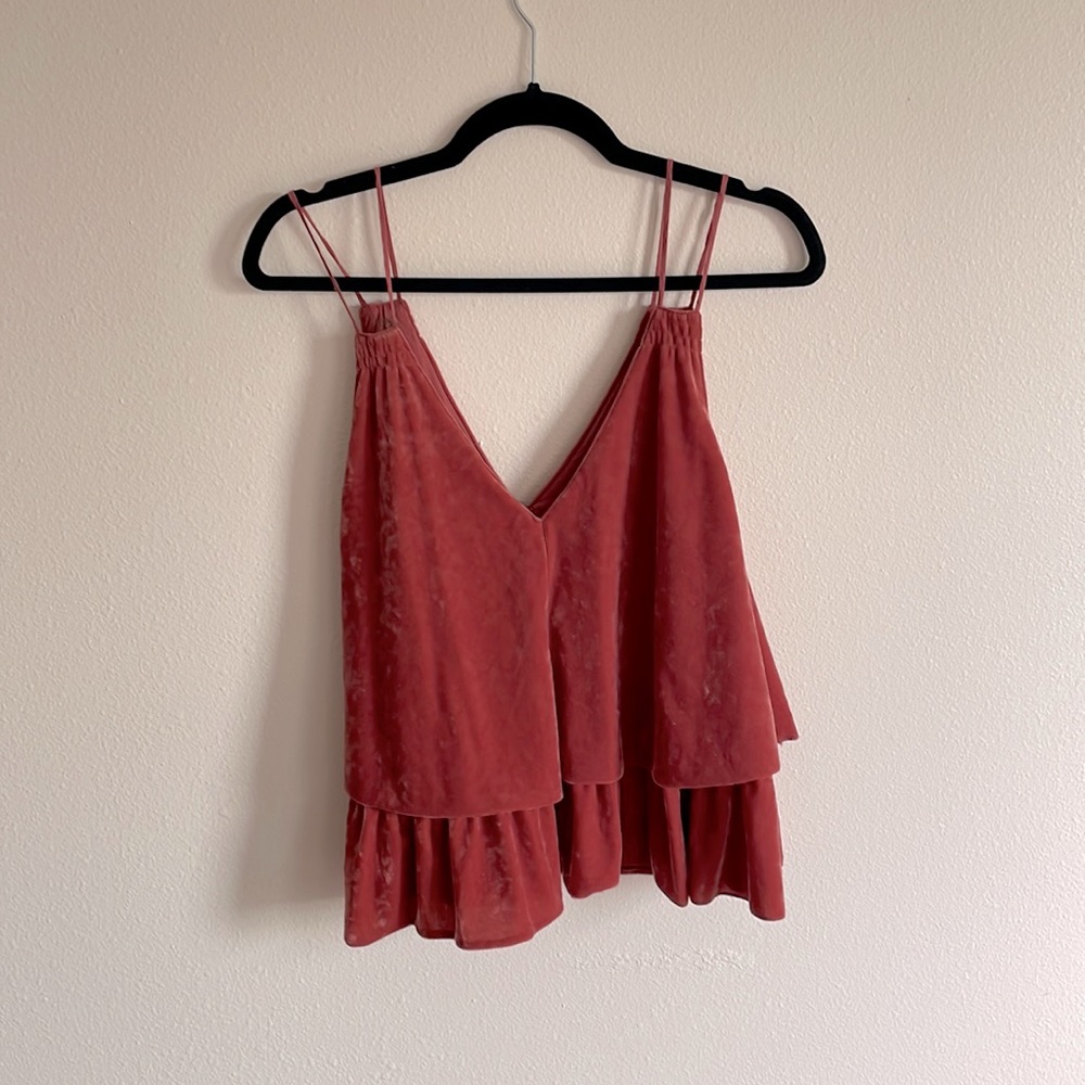 Aerie velvet cami top